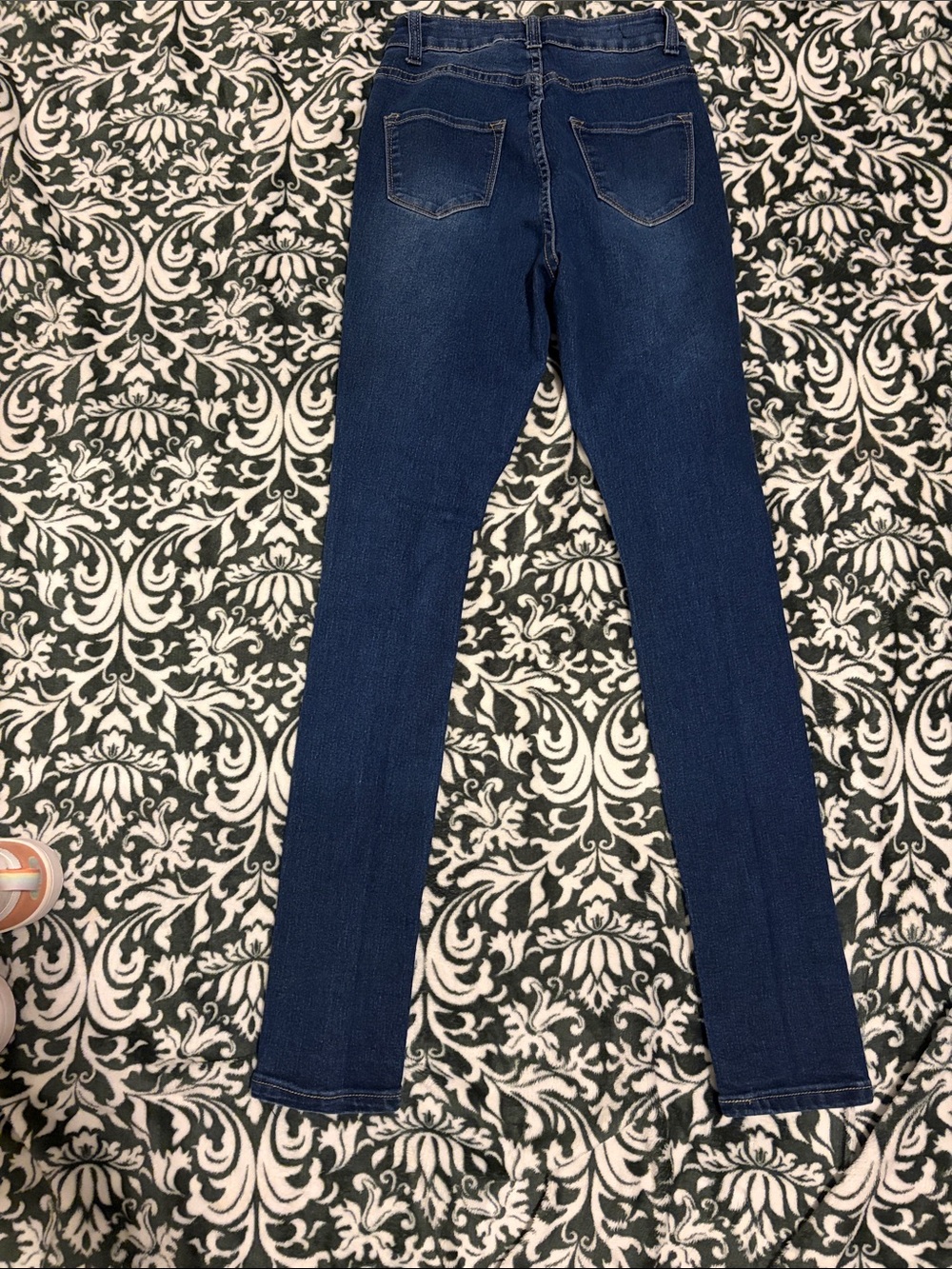 BDG Dark Blue Distressed Skinny Jeans - Picture 2 of 3